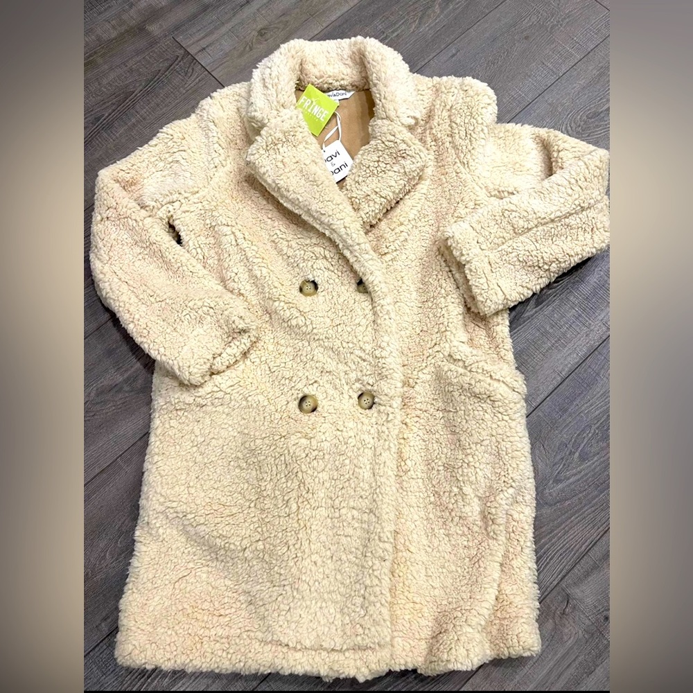 Davi & Dani Faux Fur Teddy Coat